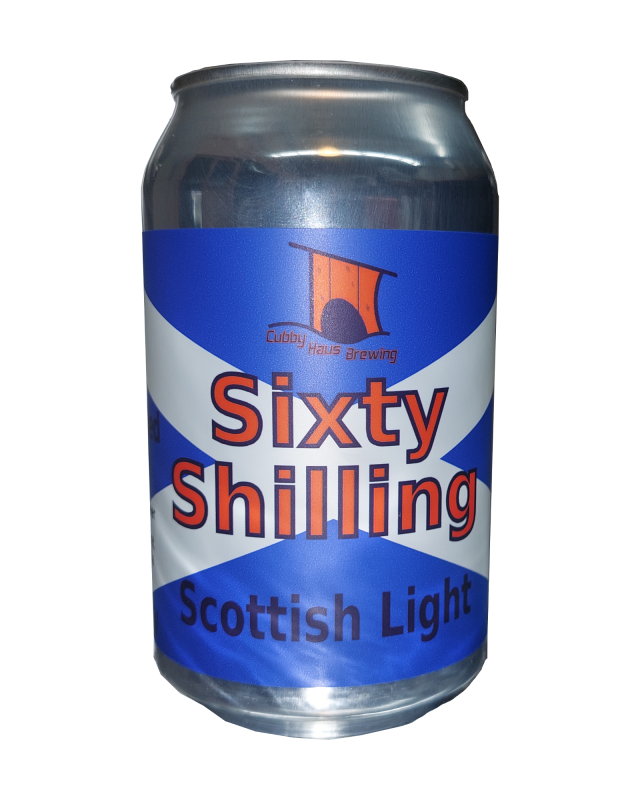 60 Shilling Scottish Light 6pack Cubby Haus Brewing
