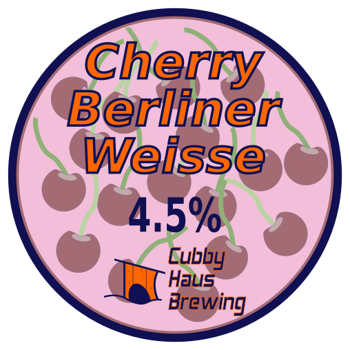 cherry berliner weisse decal