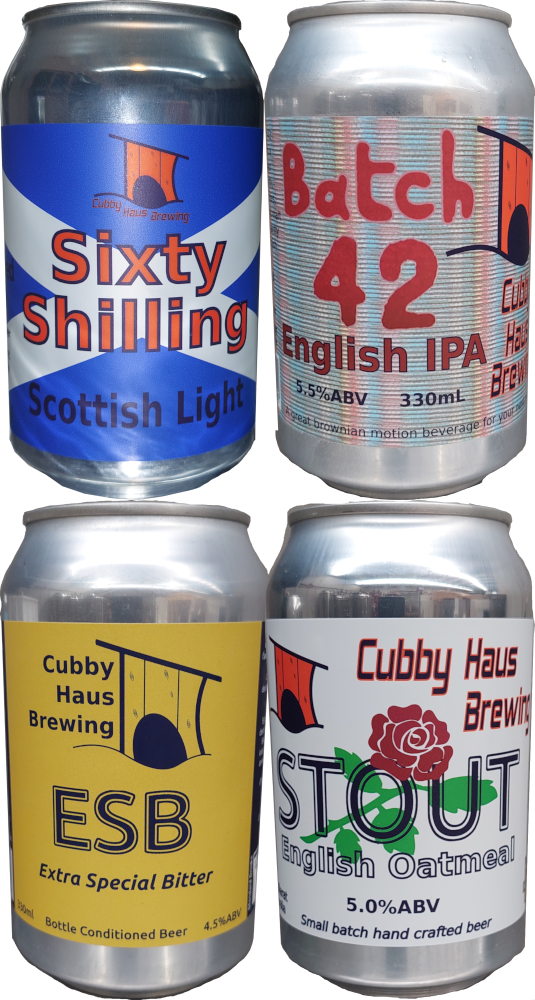 Four Cubby Haus UK Ale Styles