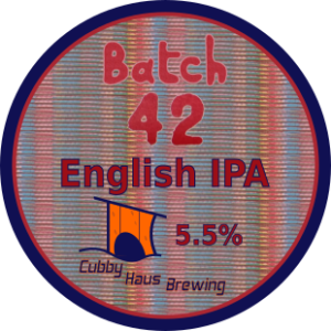 Batch 42 English IPA decal