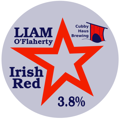 Liam O'Flaherty Irish Red decal