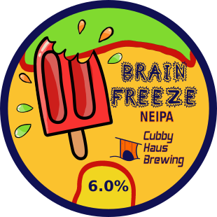 Brain Freeze NEIPA decal