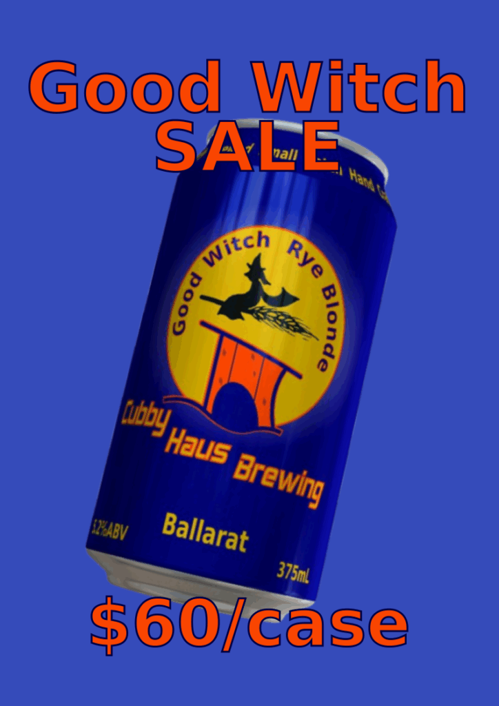Good Witch Sale, $60 per case