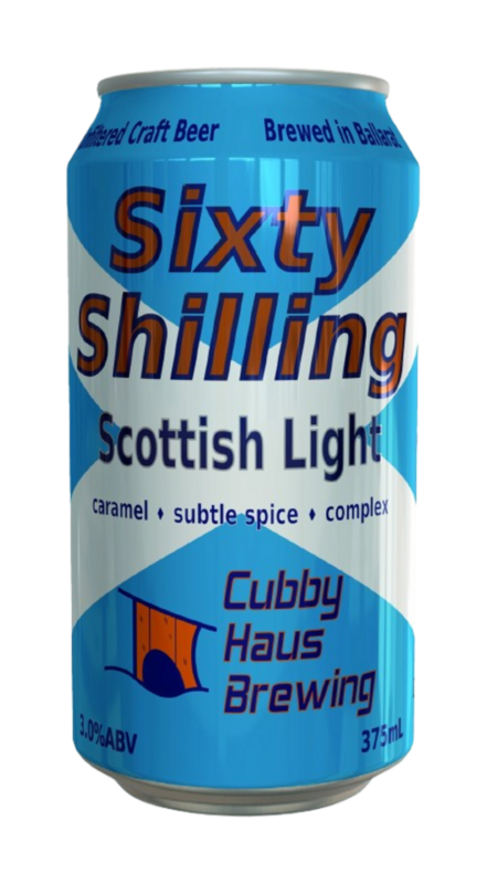Sixty Shilling Scottish Light 375ml can