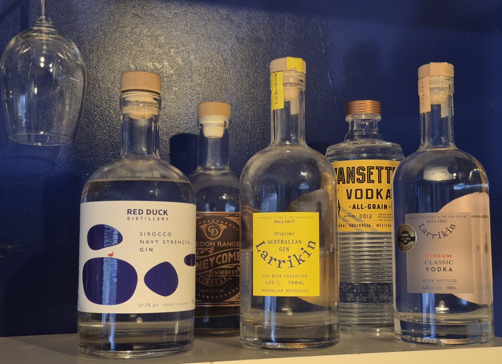 regional spirits bottles
