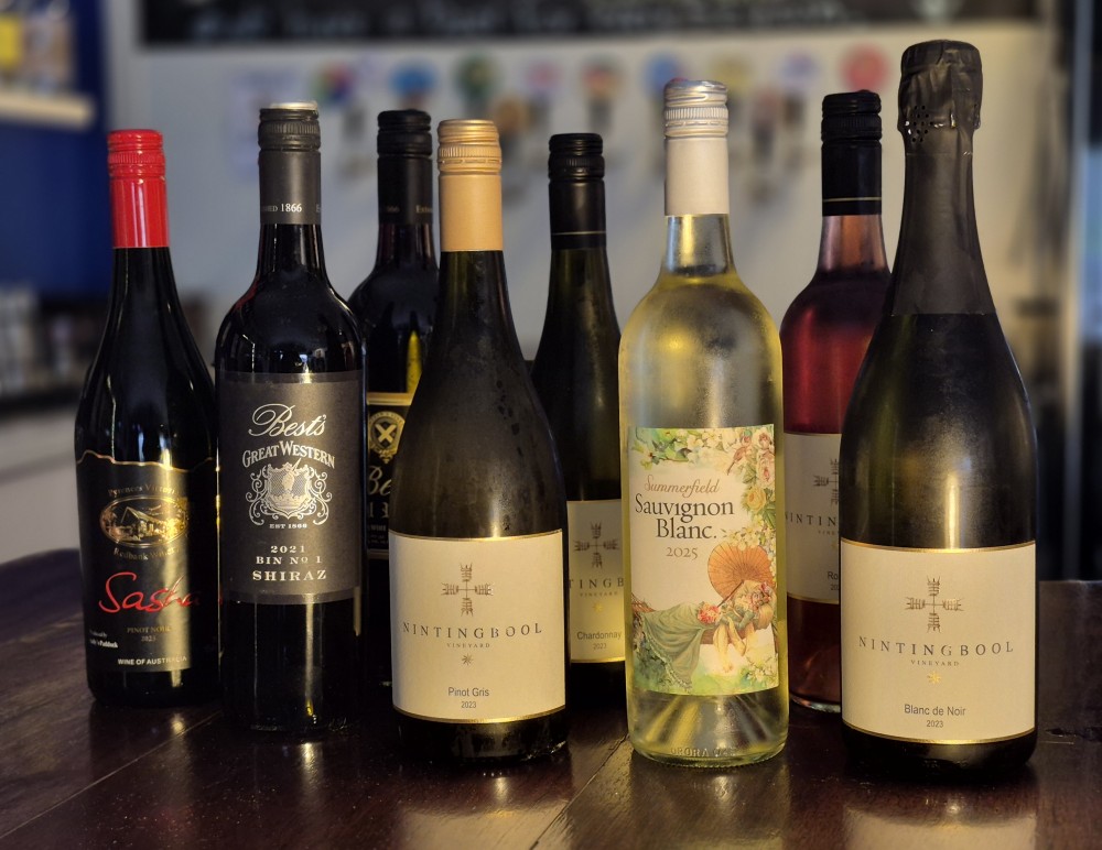 regional wine bottles