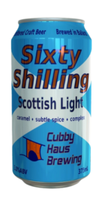 60 Shilling Scottish Light, 375ml can