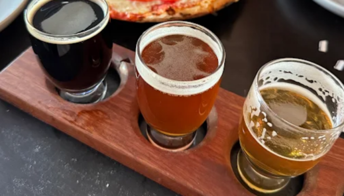 paddle and pizza