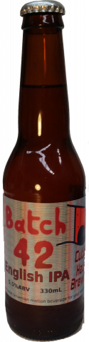 Cubby Haus Brewing – English IPA batch 42 English IPA
