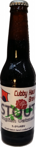 Cubby Haus Brewing – Stout English oatmeal stout stubby